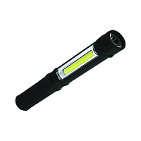Фонарь GAUSS ручной модель GFL109 4W 200lm 3xAAA LED. 2 режима (фронтальный/боковой свет), клипса, магнит, 90х25 мм 1/12/72 (GF109)