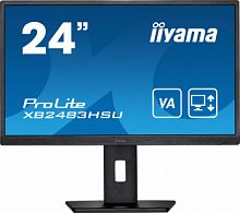 Монитор Iiyama 23.8" ProLite XB2483HSU-B5 черный VA LED 4ms 16:9 HDMI M/M матовая HAS Piv 3000:1 250cd 178гр/178гр 1920x1080 DP FHD USB 9.4кг