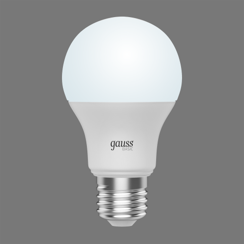 Лампа светодиодная GAUSS Basic A60 11,5W 1090lm 4100K E27 1/10/50