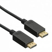 Кабель аудио-видео Buro ver 1.4 DisplayPort (m)/DisplayPort (m) 5м. Позолоченные контакты черный (BHP-DPP-1.4-5G)