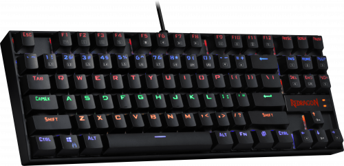 Клавиатура механическая игровая Redragon Kumara, USB, Rainbow, Full Anti-Ghosting, черный (1/10) (74882) фото 4