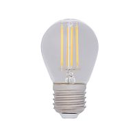 Лампа светодиодная REXANT филаментная Шарик GL45 9,5 Вт 950 Лм 2700K E27 прозрачная колба (10/100) (604-131)