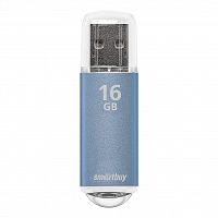 Флеш-накопитель USB  16GB  Smart Buy  V-Cut  синий (SB16GBVC-B)