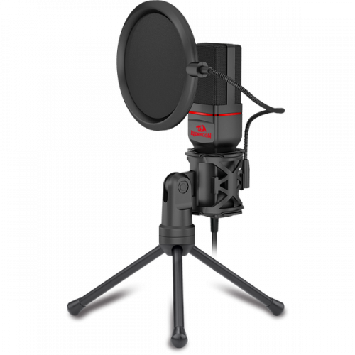 Стрим микрофон игровой Redragon Seyfert GM100 3.5 мм, кабель 1.5 м (1/30) (77638)