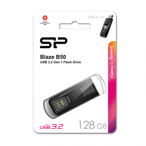 Флеш-накопитель USB 3.0  128GB  Silicon Power  Blaze B50  чёрный (SP128GBUF3B50V1K) фото 11