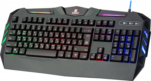 Клавиатура игровая DEFENDER Werewolf GK-120DL, RGB подсветка, влагоустойчивая, черный (1/20) (45120) фото 5