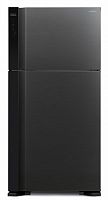 Холодильник Hitachi R-V610PUC7 BBK 2-хкамерн. черный бриллиант (двухкамерный)