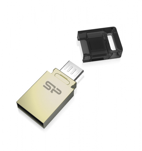 Флеш-накопитель яUSB  8GB  Silicon Power  Mobile X10  (USB+microUSB)  for Android smartphones (SP008GBUF2X10V1C) фото 2