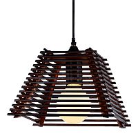 Светильник LUMIN'ARTE потолочный Lines тип ламп 1*40W E27 материал: металл, дерево 200*200 1/1