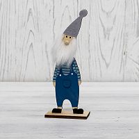 Фигурка деревянная NEON-NIGHT "Гномик-бородач" 18 см (1/192) (504-008)