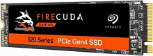 Внутренний SSD  Seagate   500GB  FireCuda 520, PCIe 3x4, R/W - 5000/2500 MB/s, (M.2), 2280, TLC 3D NAND