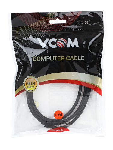 Кабель-переходник DisplayPort M ---> DVI M  1,8м VCOM <CG606-1.8M> (1/70) фото 3