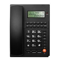 Проводной телефон RITMIX RT-420 black,спикерф,Имп/Тон.наб,опр.ном.вх.зв.35вх,10исх.ном.пам,Кал,часы.,ф-ция Pow Safe (1/20) (80002754)