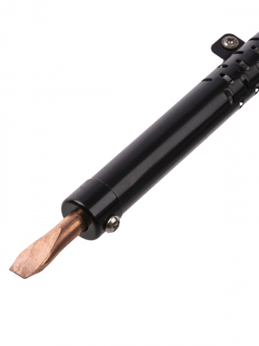 Паяльник TDM ПД-60, ЭПСН, мощность 60 Вт, 230 В, деревянная ручка, плоское жало, "Гранит" (1/100) (SQ1025-0403) фото 3
