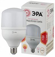 Лампа светодиодная ЭРА STD LED POWER T80-20W-2700-E27 E27 / Е27 20Вт колокол теплый белый свет (1/40) (Б0049587)