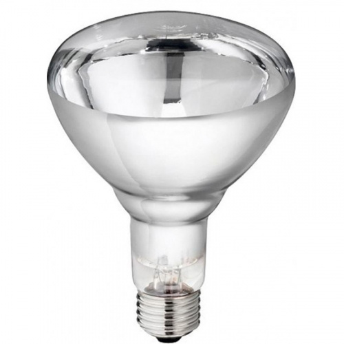 Лампа TDM накаливания R127 ИКЗ (инфракрасная зеркальная прозрачная) 250Вт E27 220В (инд.гофр.упак) (1/15) (SQ0343-0037)