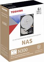 Жесткий диск Toshiba SATA-III 6Tb HDWG440EZSTA N300 (7200rpm) 256Mb 3.5" Rtl