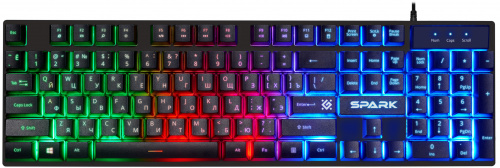 Клавиатура игровая DEFENDER Spark GK-300L RU,радужная подсветка, черный (1/20) (45300) фото 2