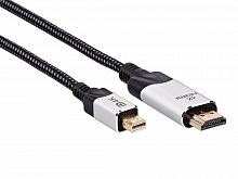 Кабель-переходник miniDisplayPort M-> HDMI M 4K@60Hz 1.8m VCOM (CG615M-1.8M)  (1/60)