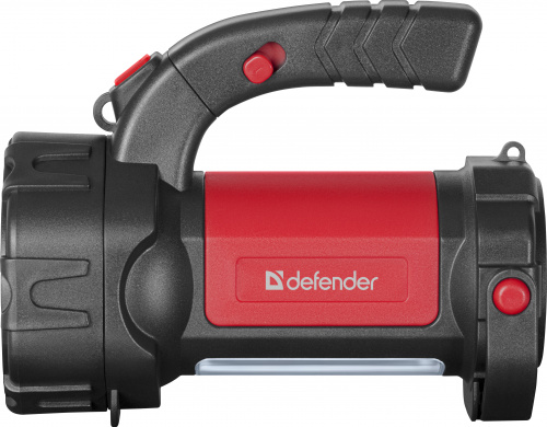 Фонарь DEFENDER прожекторный FL-21, LED+COB 5Вт поворотн ручка, Li-on аккумулятор, режим светильника, плечевой ремень, подставка, красный (92012) фото 10