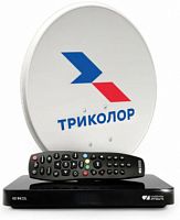 Комплект спутникового телевидения Триколор Сибирь Ultra HD GS B622L (1 год) черный