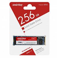 Внутренний SSD  Smart Buy  256GB  Impact E12, PCIe Gen3 x4, R/W - 3200/1250 MB/s, (M.2), 2280, Phison PS5012-E12, TLC 3D NAND