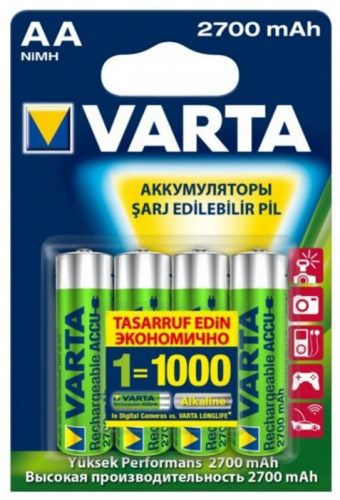 Аккумулятор VARTA R03 T398 Phone Power (800 mAh) (2 бл)  (2/10/50) (58398101402)