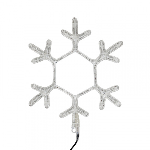 Фигура NEON-NIGHT "Снежинка" цвет ТЕПЛЫЙ БЕЛЫЙ, размер 45*38 см  (1/10) фото 3