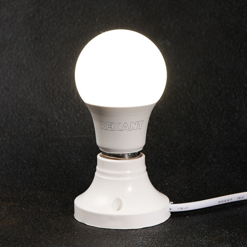 Лампа светодиодная REXANT Груша A60 11,5 Вт E27 1093 лм 4000 K нейтральный свет (10/100) (604-004) фото 2