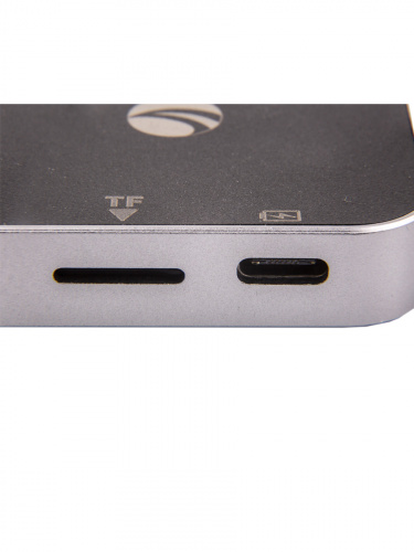 Aдаптер USB3.1 Type-CM-->HDMI+USB3.0+PD charging, TF, Aluminum Shell, VCOM <CU457> (1/72) фото 9