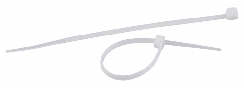 Стяжка кабельная ЭРА 2,5х100 цвет белый (упак. 100 штук) (500/8000) NO-KS0-55