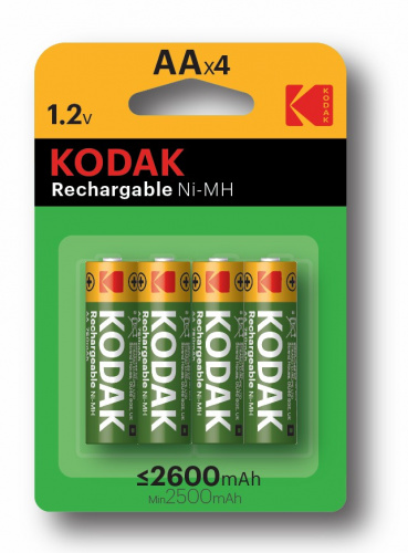 Аккумулятор KODAK  HR6-4BL (2600 mAh) (KAARDC-4)   (4/80/640) (Б0007871) фото 4
