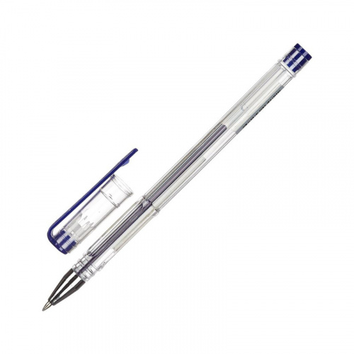Ручка гелевая Attache синий стерж., 0, 5мм, без манж. (1/12/144) фото 2