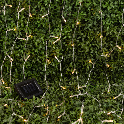 Садовая гирлянда ЭРА ERASF22-41 на солнечной батарее Занавес 1,5*1,5 метра, 192 LED (1/24) (Б0053372) фото 2