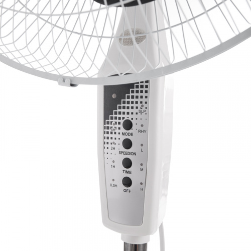Вентилятор напольный с пультом и таймером, круглое основание DX-1608R 40 Вт, 220V, белый/черный DUX (1/1) (60-0210) фото 4