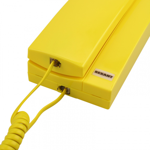 Трубка домофона с индикатором и регулировкой звука RX-322, желтая REXANT (1/32) (45-0322) фото 7