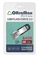 Флеш-накопитель USB  64GB  OltraMax  300  чёрный (OM-64GB-300-Black)