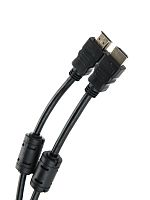 Кабель HDMI-19M --- HDMI-19M ver 2.0+3D/Ethernet,2 фильтра 2m Telecom <TCG200F-2M> (1/50)