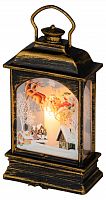 Светильник ЭРА ENIN-HW новогодний светодиодный Новогодние истории настольный динамичный свет 13 см (Б0060475)