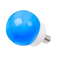 Лампа шар NEON-NIGHT Е27 12 LED Ø100мм синяя (1/100) (405-133)