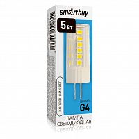 Лампа светодиодная SMARTBUY G4 5Вт 12В 6000К G4 (10/500) (SBL-G4-5-60K)