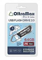Флеш-накопитель USB  64GB  OltraMax  290  чёрный (OM-64GB-290-Black)
