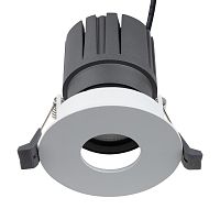 Светильник встраиваемый поворотный REXANT Horeca Dark Light с антиослепляющим эффектом 12 Вт 4000 К Ring LED WHITE (1/45) (615-1005)