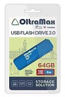 Флеш-накопитель USB  64GB  OltraMax  310  синий (OM-64GB-310-Blue)