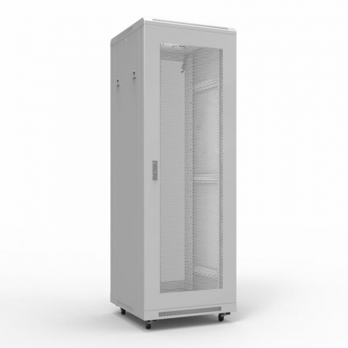 Шкаф напольный 19" серии Standart 22U 600х600мм, передняя и задняя дверь перфорация, RAL 7035 (состоит из 2 частей) REXANT (1/1) (04-2339)