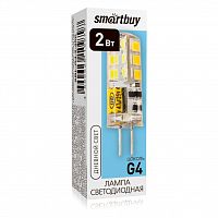 Лампа светодиодная SMARTBUY G4 2Вт 12В 4000К G4 (10/500) (SBL-G4-2-40K)