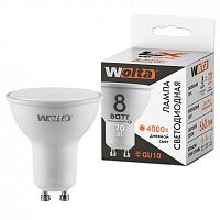 Лампа светодиодная WOLTA LX MR16 8Вт 4000К 560лм GU10 1/50 (30SPAR16-230-8GU10)