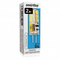 Лампа светодиодная SMARTBUY G4 2Вт 12В 6000К G4 (10/500) (SBL-G4-2-60K)