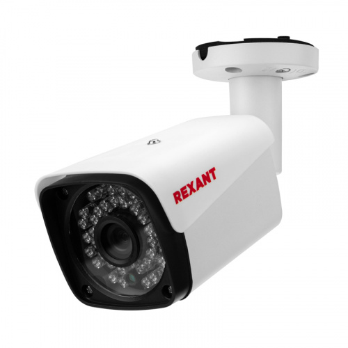 Цилиндрическая уличная камера AHD 5.0Мп 2592х1944, объектив 3.6мм, ИК до 30м REXANT (1/1) (45-0140)