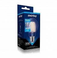 Лампа светодиодная SMARTBUY филамент A60 11Вт 4000K E27 (груша, нейтральный свет) (1/10) (SBL-A60F-11-40K-E27)